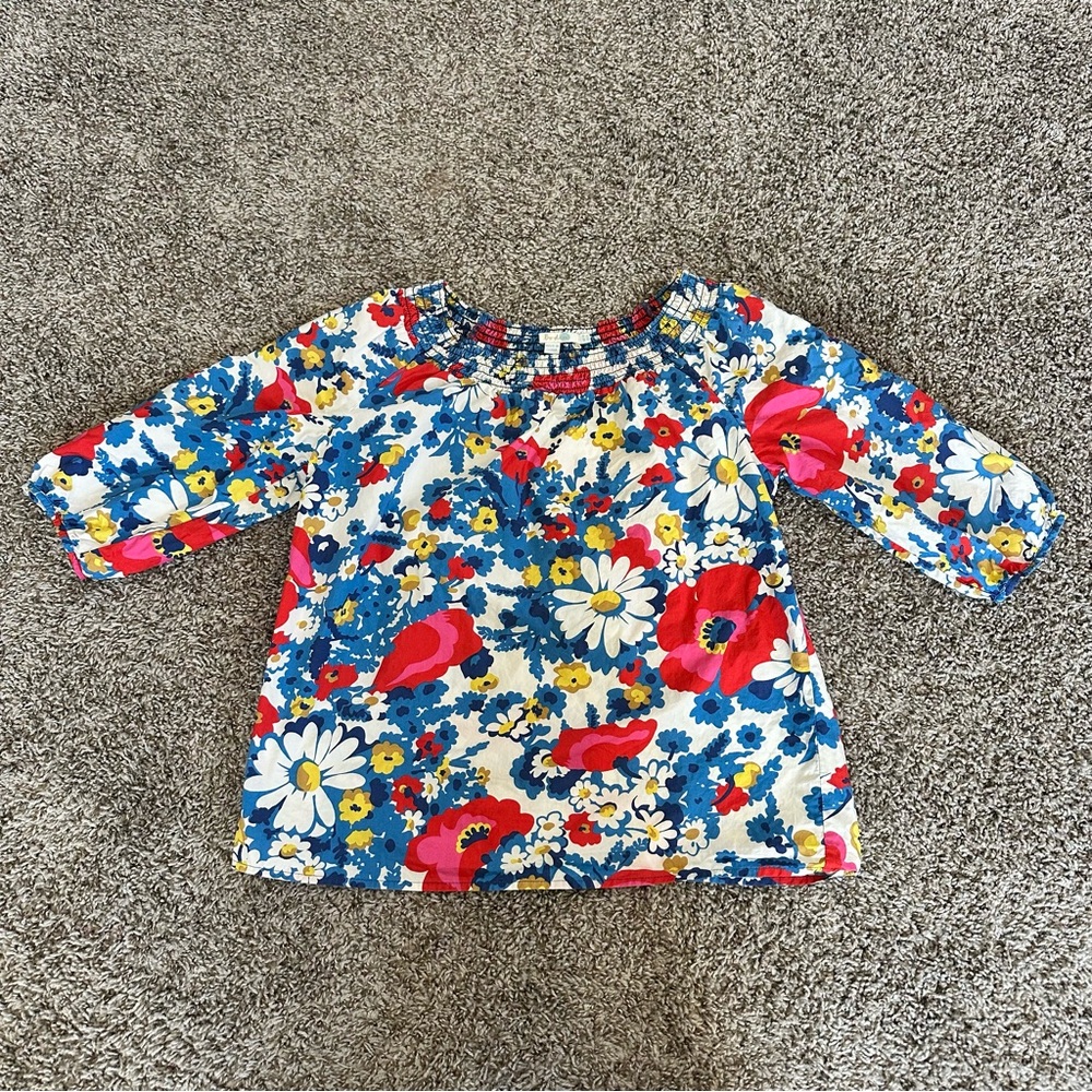 Boden Women Floral Off The Shoulder Top